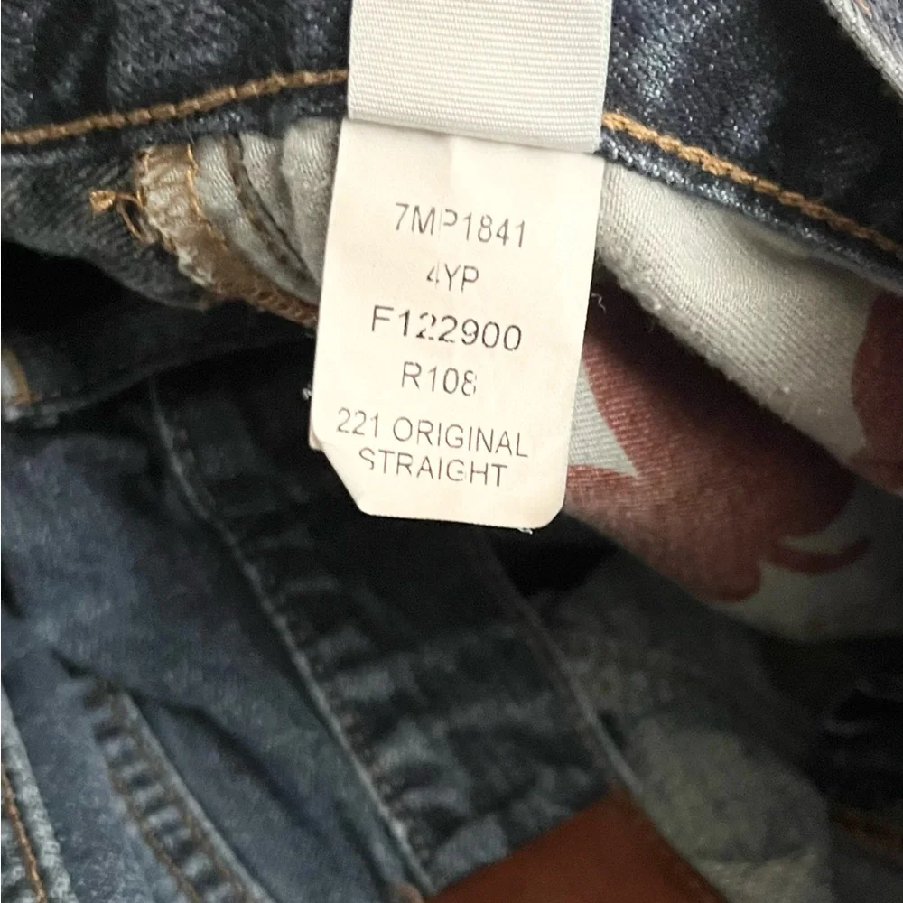 Lucky Brand 221 Original Straight Men's Blue Jeans Size 36